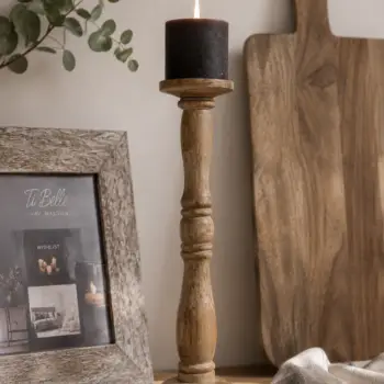 Kandelaar Mango hout