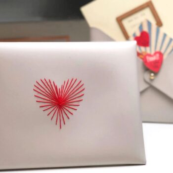 Heart Strings Enveloptasje DIY