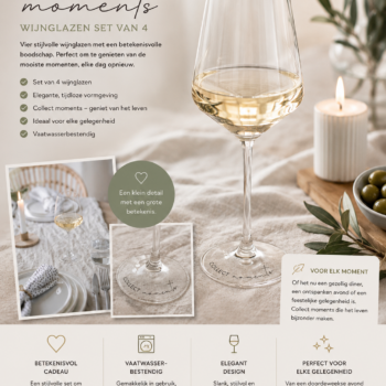 Wijnglas 'Collect Moments' (4 stuks)
