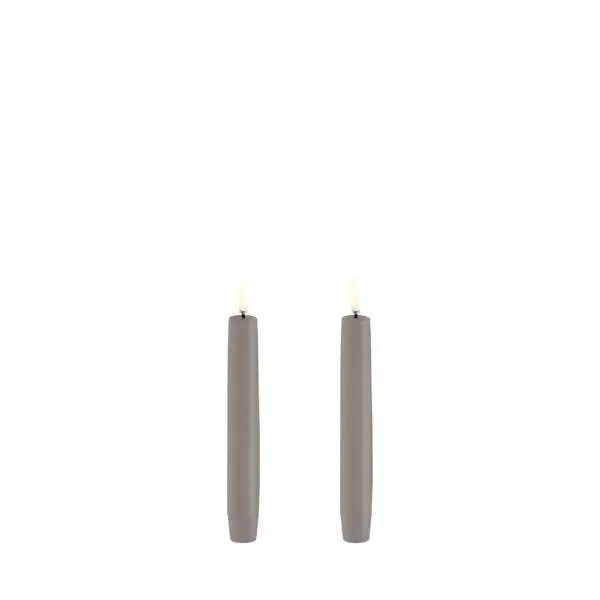 LED dinerkaarsen 15.5cm ZAND (set van 2) UYUNI - Afbeelding 4