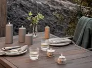 LED kaars tealight ivoor (Herlaadbaar) (doosje van 2)