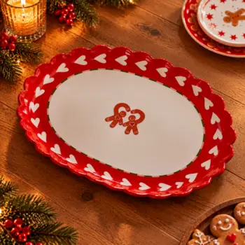 Gingerbread Ovalen schaal