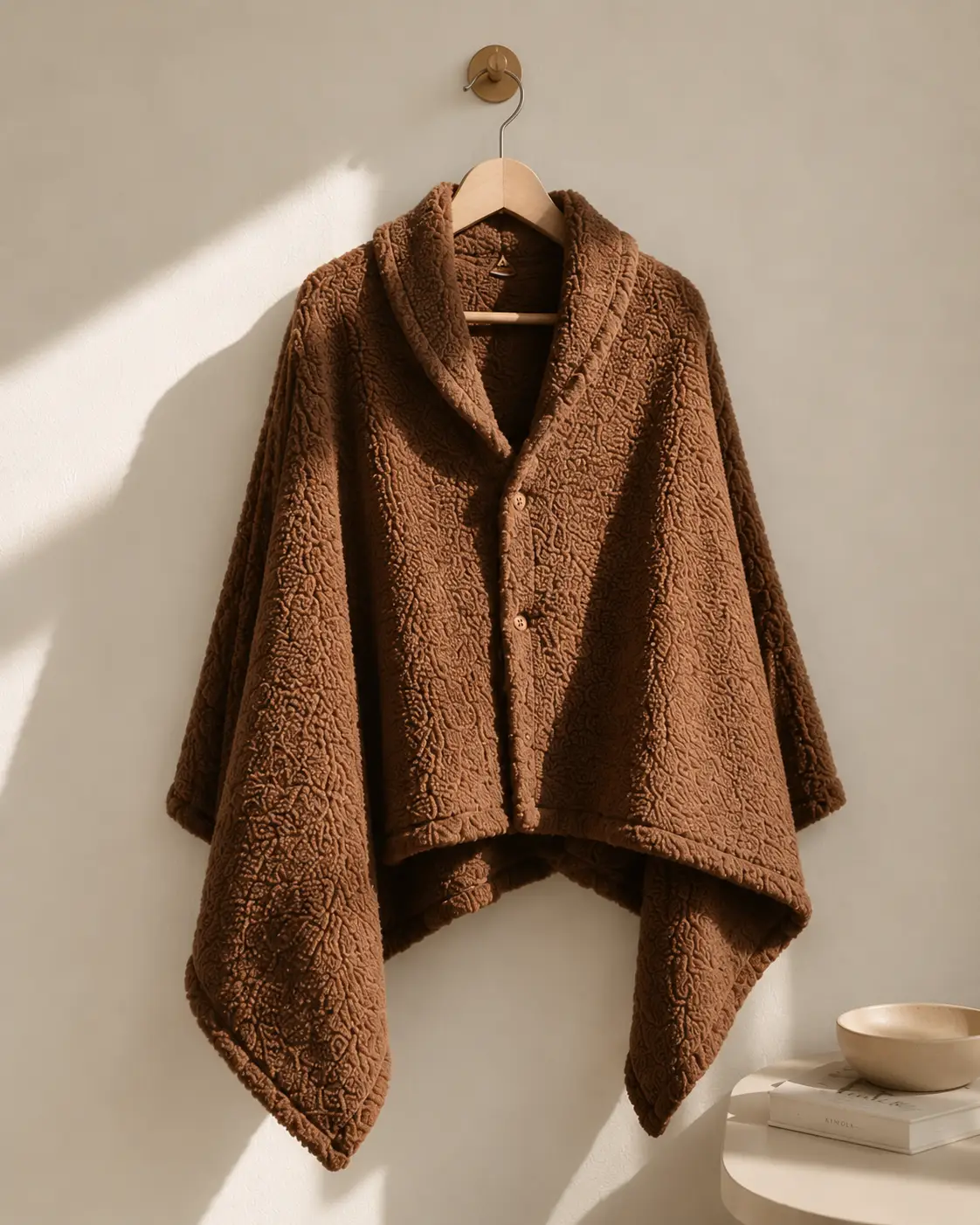 Teddy omslagdoek 'Brown' - Afbeelding 2