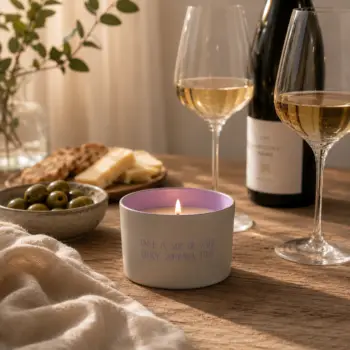 Buitenkaars 'Take a sip of wine, enjoy summer time'