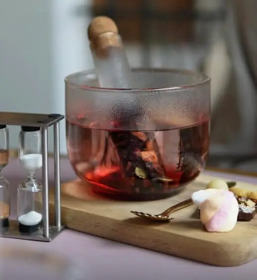 Thee Infuser (buisje) met kurkstop - Afbeelding 3