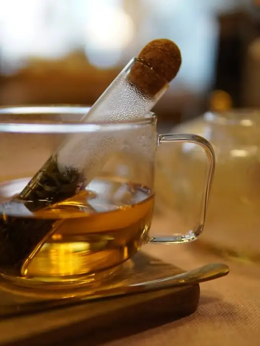 Thee Infuser (buisje) met kurkstop