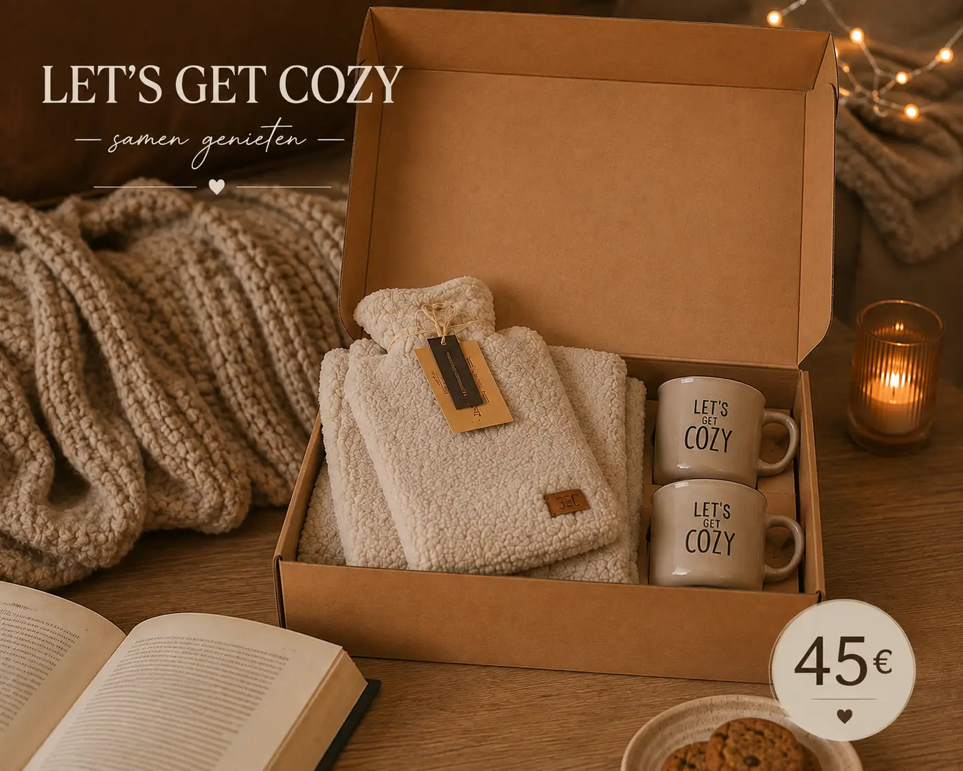 Luxe giftset 'Let's get cozy' - Afbeelding 2